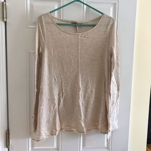 Calypso St Barth Long Sleeve Oatmeal Tee